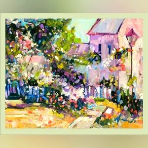 My Sercret Garden Oil Painting 🎨 by Dawn Normali